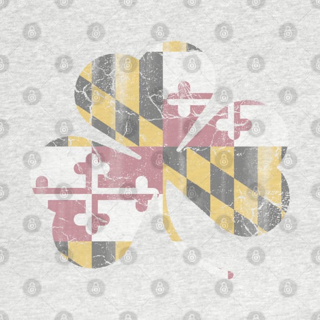 State Flag of Maryland Flag Shamrock by E